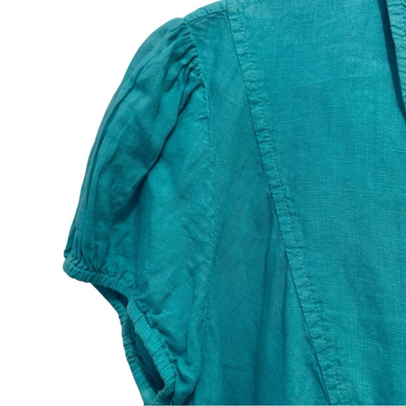 Calypso by Christiane Celle Dress Teal Large - Picture 4 of 6